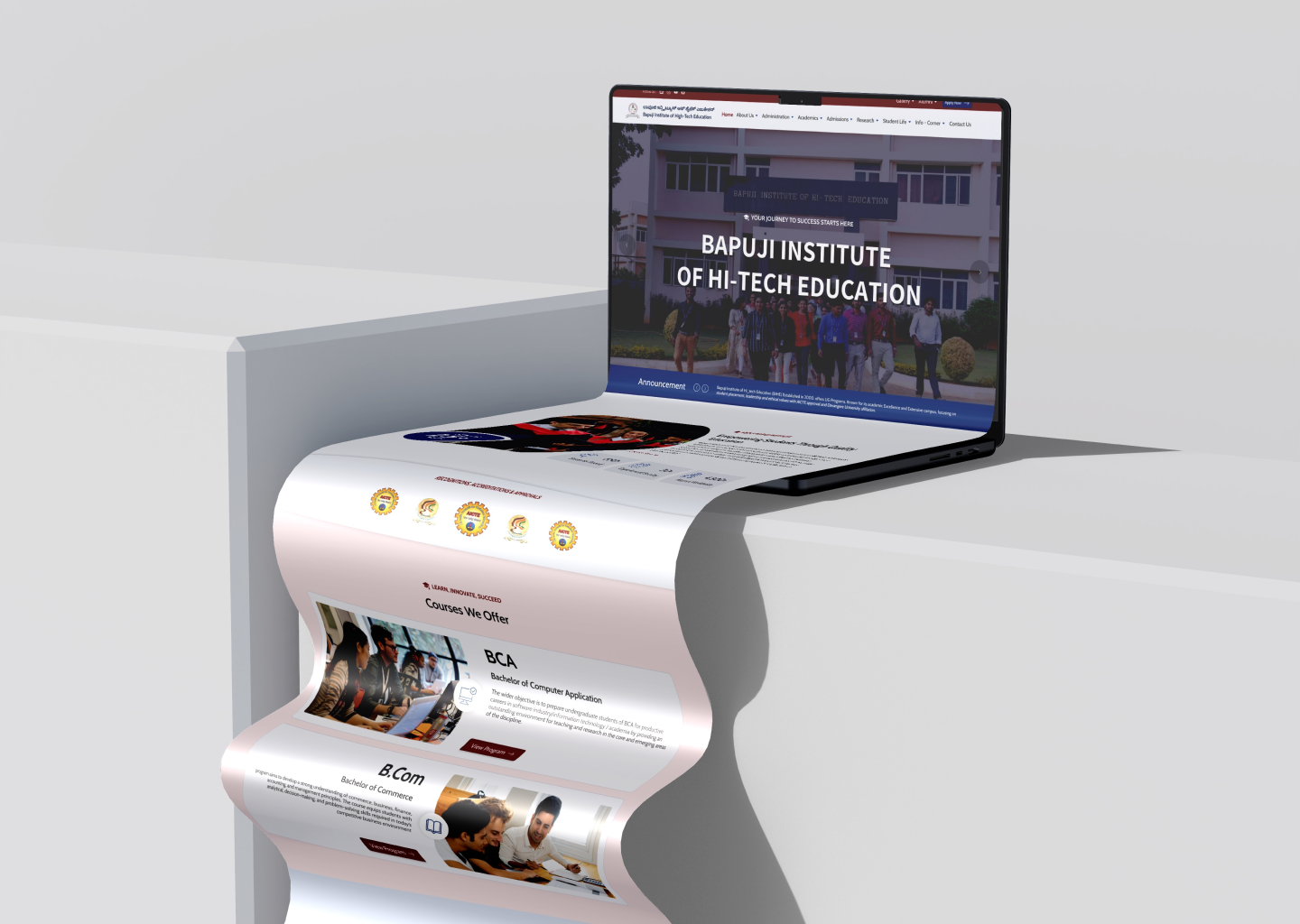 BIHE College Website — BIHE